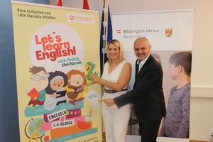 Bildungslandesrätin Mag.a (FH) Daniela Winkler und Bildungsdirektor Mag. Heinz Josef Zitz