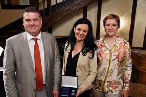 Botschaftsrat Direktor Dr. Dmitry Sokolov, Prof.in Mag.a Marianne Wagner, Mag.a Valentina Schewergina, Bildungsabteilung des Russischen KulturInstitutes in Wien