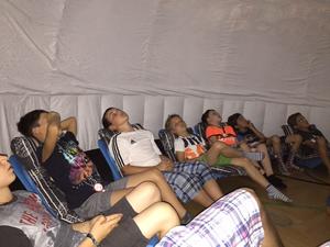 Innenansicht des Indoor-Planetarium