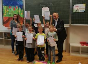 1.Reihe vorne: Julian, Lea, Daniel, Fabian 2.Reihe hinten: Lea, Anna, Sebastian, Sophie
